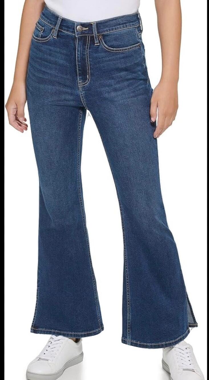 Calvin Klein Super High Rise Flare Jeans 31 NWT
